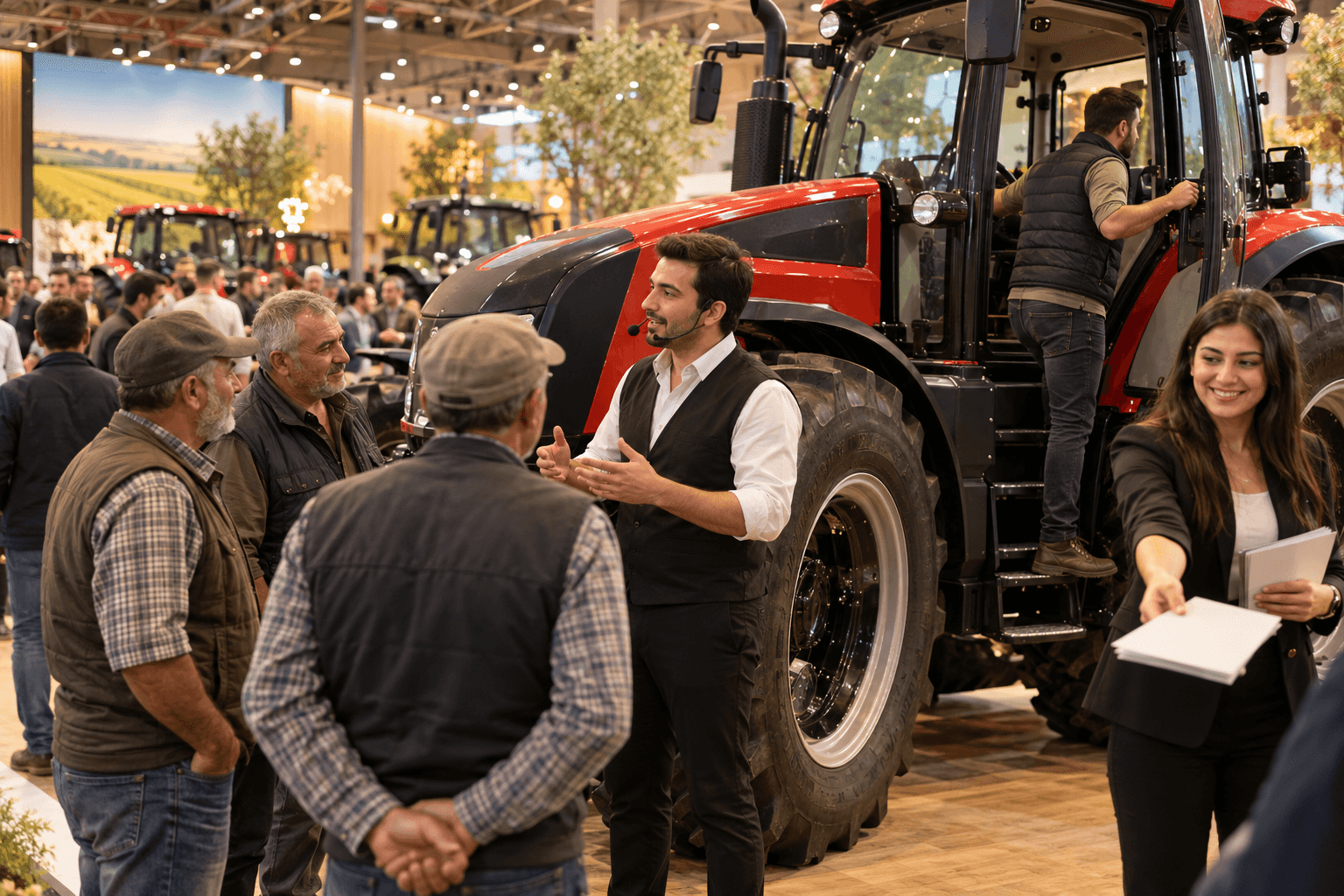 Tarım Fuarı İçin Traktör Standı Sunucusu Başvurusu