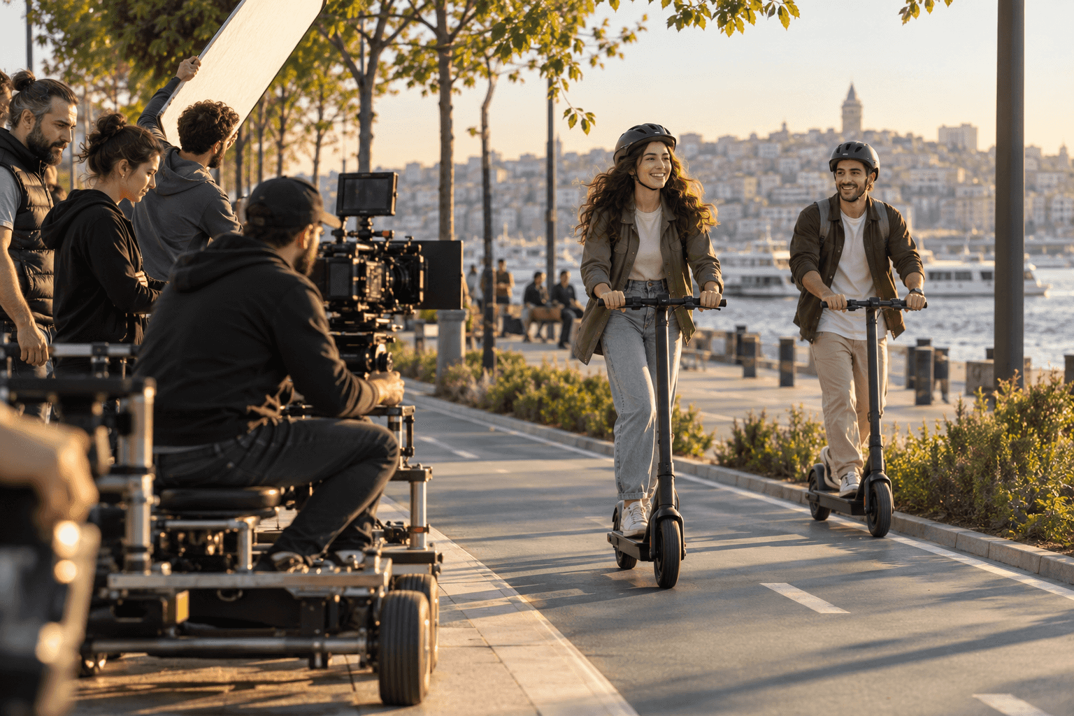 Elektrikli Scooter Reklamı İçin Şehirli Genç Başvurusu