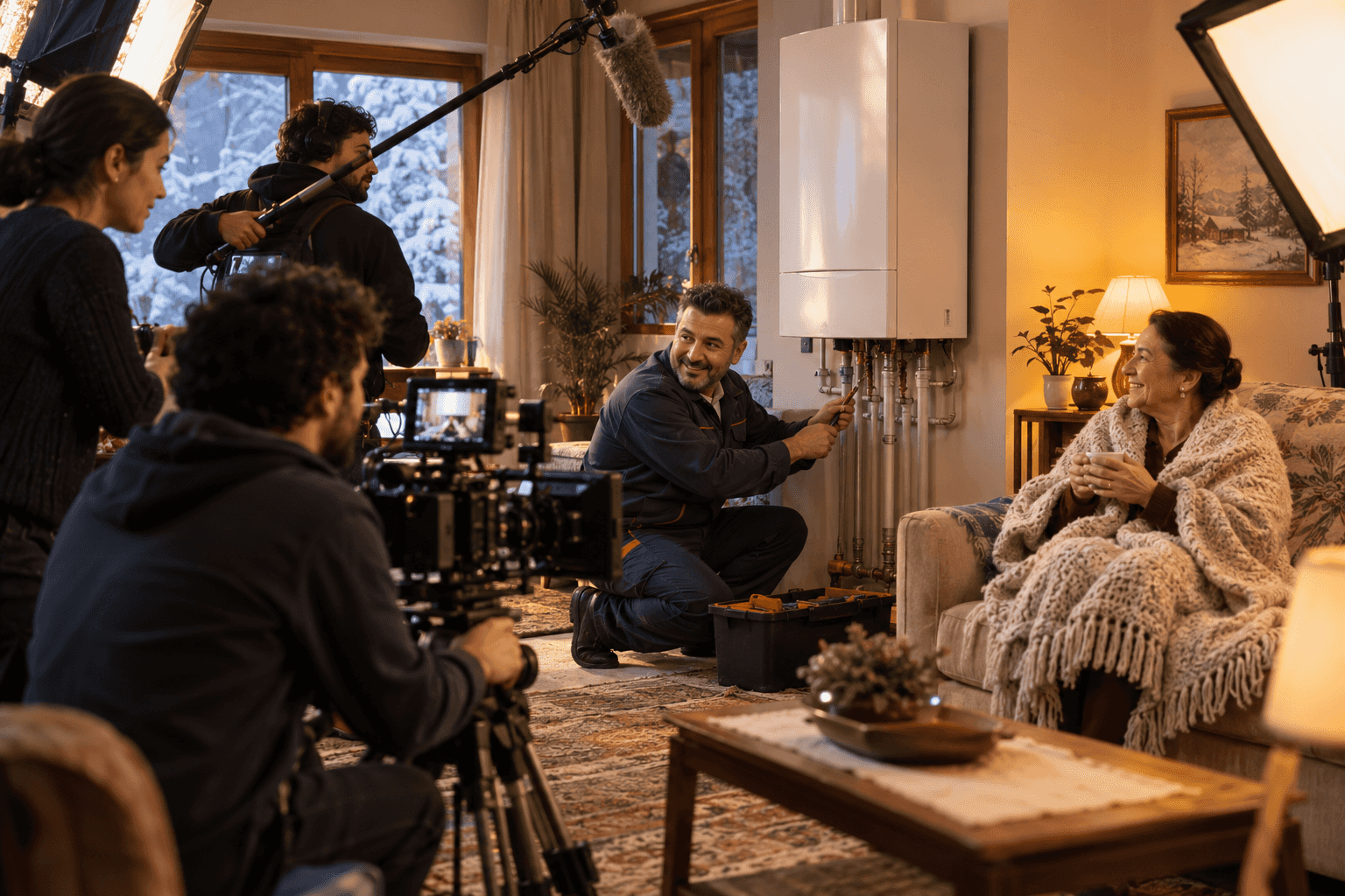 Kombi Firması Reklamı İçin Servis Teknisyeni Rolü Başvurusu